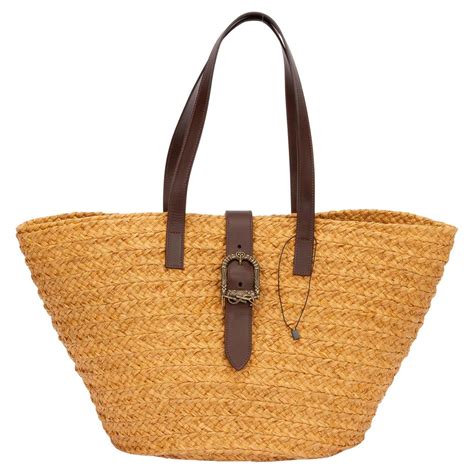 ysl rattan bag